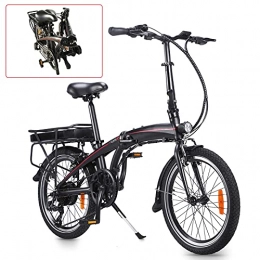 CM67 Fahrräder City E-Bike Electric Bike Stadt-Elektrofahrrad mit 3 Fahrmodi 20 Zoll Stadt Elektrofahrrad Geeignet für Jugendliche und Erwachsene