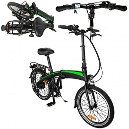 CM67 Fahrräder City E-Bike Faltbares Elektrofahrrad Höhenverstellbares Elektrofahrrad Reines Faltrad mit 7-Gang-Getriebe Geeignet für Kurztrips