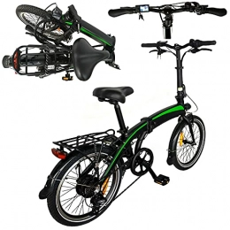 CM67 Fahrräder City E-Bike Herren Elektrofahrrad Höhenverstellbares Elektrofahrrad Klappfahrrad mit austauschbarer Batterie Geeignet für Jugendliche und Erwachsene