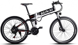 CNRRT Fahrräder CNRRT Faltender elektrischer Mountainbike Erwachsener mit einem 26-Zoll-Elektrofahrrad, Rücksitz mit 48-V-Lithium-Ionen-Batterie und 500W Leistung Motor 21 (Color : -, Size : -)
