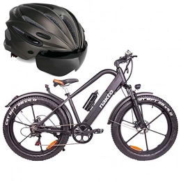 COKECO Elektrofahrräder COKECO E-Bike, 26 Zoll Elektrisch Angetriebenes Fahrrad Mit Variabler Geschwindigkeit 350 W Lithiumbatterie Erwachsenenfahrrad Offroad-Bergbatterie 48V