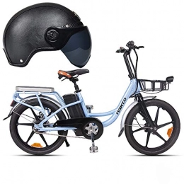 COKECO Fahrräder COKECO E-Bike Elektrofahrrad, mit Lithium-Akku 20-Zoll-Lithiumbatterie Elektrofahrrad 36V10AH 350W Batterie Auto Wird EIN Schritt, Um Stadtfahrräder Zu Helfen