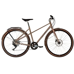 TechniBike Fahrräder Cooper CL-7E (E-Bike mit 7-Gang-Microshift-Schaltwerk, Brooks-Sattel, Zehus Bike Gen2 Heckmotor, Rekuperation, Rahmenhöhe 48cm) Farbe: Creme