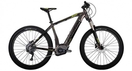 Corratec Fahrräder Corratec E-Power X Vert 650B Plus Y Herren E-Bike 500Wh E-Mountainbike Grau Braun Matt / Neongelb / Schwarz Glanz RH 44