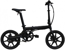 COUYY Elektrofahrräder COUYY Elektrische Fahrräder für Erwachsene mit Stoßdämpfer, Urban Commuter Folding Elektro-Bike für Sport im Freien Radfahren Training und Pendel, Schwarz