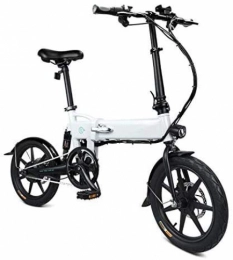 COUYY Fahrräder COUYY Faltbare elektrisches Fahrrad, 1 Stück Elektro-Faltrad Klapprad Sicher Einstellbare Portable für Radfahren, Weiß