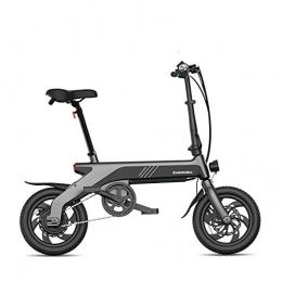 CYYC Fahrräder CYYC 12-Zoll-Lithiumbatterie Aus Magnesiumlegierung Mit Faltbarem Elektrofahrrad 36V 10Ah Für Eine Lebensdauer Von 80 Km-Grau