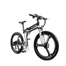 CYYC Fahrräder CYYC Zusammenklappbares Elektrofahrrad Mountainbike Moped 48V 10Ah Stealth Lithium Batterie 400W Bürstenloser Motor-Schwarz