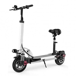 D&XQX Elektrofahrräder D&XQX 10-Zoll-Folding Electric Bike, E-Bikes für Erwachsene mit 36V Faltbare Elektro-Fahrrad für Outdoor Radfahren trainieren Commuting, Weiß