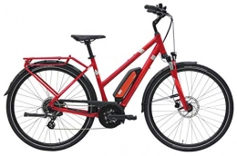 ZEG Fahrräder Damen E-Bike 28 Zoll - Pegasus Solero E8 - Pedelec Bosch Active Line Plus Mittelmotor, Akku 400Wh, Shimano Schaltung, rot