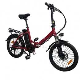 DasBike Fahrräder DAS.BIKE Alu 20" Klappbar Elektro 2018 Neu Faltbike E-Bike ebike Rot