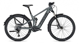 Derby Cycle Fahrräder Derby Cycle Focus Thron² 6.7 EQP Bosch Fullsuspension Elektro Mountain Bike 2021 (M / 44cm, Slate Grey)