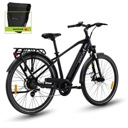 DERUIZ Fahrräder DERUIZ E-Bike Marble 28 Zoll Leistungsstarkes E-Bike mit 48 V 645 Wh Unterrohr-Akku, leistungsstarkem 250W Mittelmotor, LCD-Display mit Bluetooth, Mountainbike für Erwachsene