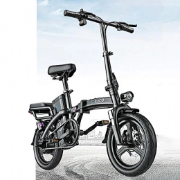 DODOBD Fahrräder DODOBD E-Bike Fahrrad 14 Zoll 400W zusammenklappbares Elektrofahrrad Elektrofahrrad 48V Wechselbatterie Ebike für Erwachsene Power Regeneration mit Kotflügeln
