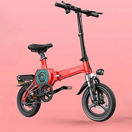 DODOBD Fahrräder DODOBD Elektrofahrrad 14-Zoll-Reifen Elektrofahrräder Ebike für Erwachsene Abnehmbare Batterie Ultraleichter Aluminiumrahmen Verbesserte Version des 400W-Hochleistungsmotors