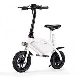 Dpliu-HW Fahrräder Dpliu-HW Elektrofahrrder Elektrisches Fahrrad, das den 12 Zoll-Lithium-elektrischen Fahrrad-Erwachsenen Zwei Rder 36V elektrischen schwanzlosen Bewegungsroller faltet (Color : B)