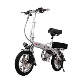 Dpliu-HW Fahrräder Dpliu-HW Elektrofahrrder Elektrisches Fahrrad, das elektrisches Fahrrad-Erwachsene Lithium-Batterie-kleines Minifeuerzeug faltet Strker und bequemer (Color : A)