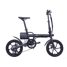 Dsqcai Fahrräder Dsqcai Zusammenklappbares Elektrofahrrad Aluminiumlegierung Ultraleichte tragbare Mobilitätshilfe Elektrofahrrad 16-Zoll-Lithium-Ionen-Batterie 36V7.8AH, 1
