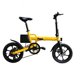 Dsqcai Fahrräder Dsqcai Zusammenklappbares Elektrofahrrad Aluminiumlegierung Ultraleichte tragbare Mobilitätshilfe Elektrofahrrad 16-Zoll-Lithium-Ionen-Batterie 36V7.8AH, 4
