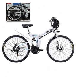 DT Elektrofahrräder DT 28 Zoll Herren Trekking- Und City-E-Bike - Elektro Fahrrad Herren - 21 Gang Shimano Schaltung - Mit Mittelmotor 350W, 48V 8A Lithium Batterie Mountainbike, Weiß