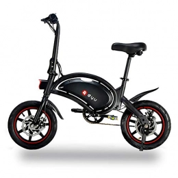 Dyu Fahrräder DYU 240W Klapp-Elektrofahrrad, Smart Mountainbike für Erwachsene, Abnehmbare 36-V / 6-Ah-Metallfahrrad-Lithium-Ionen-Batterie mit Bremsmodi und Verstellbarem Sitz