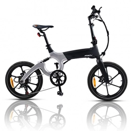 SXZHSM Elektrofahrräder E-Bike 20 Zoll Elektrofahrräder für Erwachsene, 250W Motor 36V 7.5Ah Batterie, 7-Gang Shimano Pedelec mit Beleuchtung Cityrad Elektrofahrrad