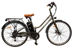 GreenStreet Fahrräder E-Bike Damenrad GS3 250 W 28 Zoll grau