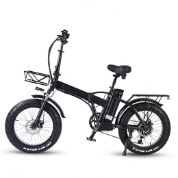 ride66 Elektrofahrräder E-Bike Elektrisches Fahrrad, zusammenklappbar, 20 Zoll, 7 Geschwindigkeitsstufen, abnehmbarer Akku, 15 Ah