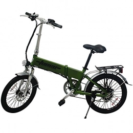 WERKPRO Fahrräder E-Bike Elektro Fahrrad Faltrad 20" 51cm ALUMINIUM Ebike 6 Gang Shimano (Grn)
