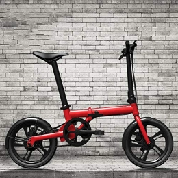 ZQYR Bike Fahrräder E-Bike Elektro Fahrrad Faltrad 25km / h 16" Aluminium Ebike 5 Gang, Vollaluminium-Scheibenbremsnabe (350W, 36V)