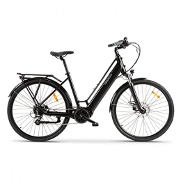 ride66 Elektrofahrräder E-Bike Elektrofahrräder Mittelmotor 28 Zoll hydraulische Scheibenbremsen 8 Gang Cityräder für Damen