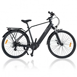 ride66 Fahrräder E-Bike Elektrofahrräder Mittelmotor 28 Zoll hydraulische Scheibenbremsen 8 Gang Cityräder für Herren