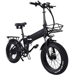 TODIMART Elektrofahrräder E Bike Fat Reifen 20"* 4" Mit 48V 15Ah Batterie, E-Bike für Herren und Damen, Long Range 60-80KM City Elektrofahrrad