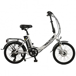 Ride Elektrofahrräder E-Bike Flow, unisex, Legierung, niedriger Rahmen für Einstieg, faltbar, grau