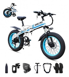 MJS Elektrofahrräder E-Bike klapprad Elektrofahrrad 350 Watt 20" für Erwachsene, Ebikes Fahrräder All Terrain 21 Geschwindigkeit und 36V Lithium Batterie (Grün)