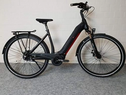 e-bike manufaktur Elektrofahrräder e-bike manufaktur 5NF Disc Shimano Alfine 8-G Continental Elektro Fahrrad 2019 (28" Wave 45cm, Schwarz matt)