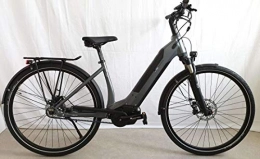 e-bike manufaktur Elektrofahrräder e-bike manufaktur 8CHT Disc Continental Elektro Fahrrad 2019 (28" Wave 45cm, Dunkelsilber matt (Wave))