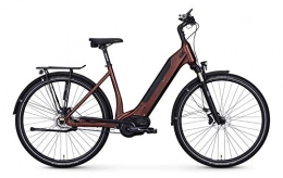 e-bike manufaktur Elektrofahrräder e-bike manufaktur 8CHT Disc Continental Elektro Fahrrad 2019 (28" Wave 45cm, Kupfer matt (Wave))