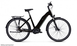 e-bike manufaktur Fahrräder e-bike manufaktur DR3I Bosch Gates CDX City Elektro Fahrrad 2020 (28" Wave 50cm, Schwarz matt)