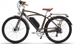 HCMNME Fahrräder E-Bike Mountainbike Elektrische Schnee-Fahrrad, 26 " / 700cc Elektrische Trekking / Touring-Fahrrad, Retro-Fahrrad-elektrisches Fahrrad mit 48V / 13AH Abnehmbarer Lithium-Ionen-Akku, Dual-Scheibenbrems