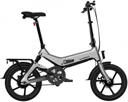 HCMNME Fahrräder E-Bike Mountainbike Elektrische Schnee Fahrrad, faltendes elektrisches Fahrrad 16 "36V 350W 7.5Ah-Lithium-Ionen-Batterie Elektrische Fahrräder für Erwachsene Lastkapazität 150 kg mit Rücksitz Lithium