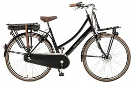 E-Bike Fahrräder E-Bike Pelikaan Hollandrad Damen 28 Zoll 53 cm Schwarz 3-Gang Modell 2020 | Elektrofahrrad Ebike E Fahrrad | Hollandfahrrad Holland Fahrrad | Damenrad Komplett Modern Neu