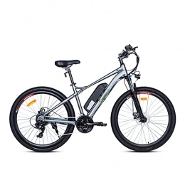 SachsenRad Elektrofahrräder E-Bike SachsenRad R10, Allround Mountainbike 27, 5 Zoll Rahmen grau, 36V 8Ah Lithium Akku, 250W Leistung, max. 25 km / h, 21 Gang, StVo-Zertifiziert, Scheibenbremse, Beleuchtung