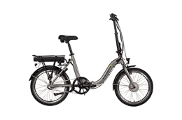 SAXONETTE Fahrräder E-Bike SAXONETTE Compact Plus S, Klapprad, 20 Zoll, Silber, Unisex Erwachsene