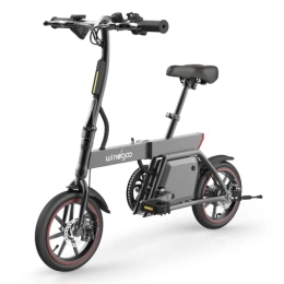 Windgoo Elektrofahrräder E-Bike, Windgoo B3 12 Zoll Elektrofahrrad Klapprad, Citybike Elektrisches Fahrrad mit 250W Motor 36V 6.0Ah Lithium-Ion Batterie 25 km / h