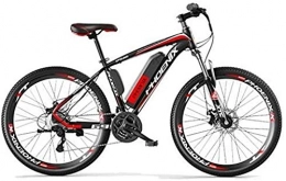 RDJM Fahrräder Ebike e-Bike, 26, 5-Zoll-Elektro-Fahrrad 250W Mountainbike 36V Wasser- und staubdicht Lithium-Ionen-Batterie for Outdoor Radfahren trainieren Reise (Color : Red)