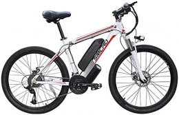 RDJM Fahrräder Ebike e-Bike, 26-Zoll-Elektro-Mountainbike, 48V 10Ah 350W austauschbaren Lithium-Ionen-Akku, Magnesium-Legierung Cycling Bike, benutzt for Männer Outdoor Radfahren Reisen und Pendeln