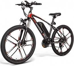 RDJM Fahrräder Ebike e-Bike, Elektro-Mountainbike, 26" Removable Lithium-Ionen-Batterie-elektrisches Fahrrad, (48V 350W 8Ah) Scheibenbremse, Erwachsene Reiten Heimtrainer (Farbe: Schwarz)