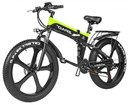 RDJM Fahrräder Ebike e-bike, Erwachsene 48V 1000W elektrisches Fahrrad Electric Mountain Bike 26inch Fat Tire E-Bike 21 Höchstgeschwindigkeiten Beach Cruiser Mens Sport Mountainbike-Lithium-Batterie Hydraulische Sch