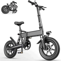 Generic Fahrräder Ebikes, zusammenklappbares Elektrofahrrad 15, 5 Mph Elektrofahrräder aus Aluminiumlegierung für Erwachsene mit 16